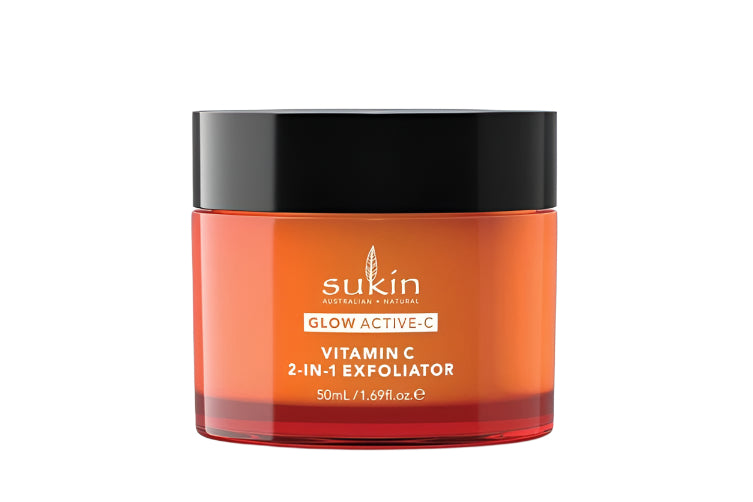 Sukin Glow Active-C Vitamin C 2-in-1 Exfoliator 50ML