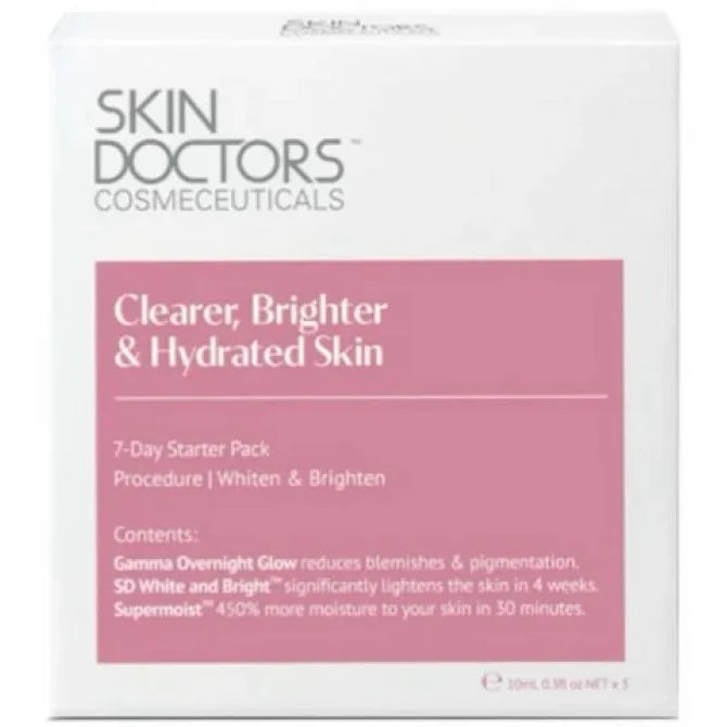 Skin Doctors Cosmeceuticals Clearer Brighter And Hydrated Skin Starter Pack