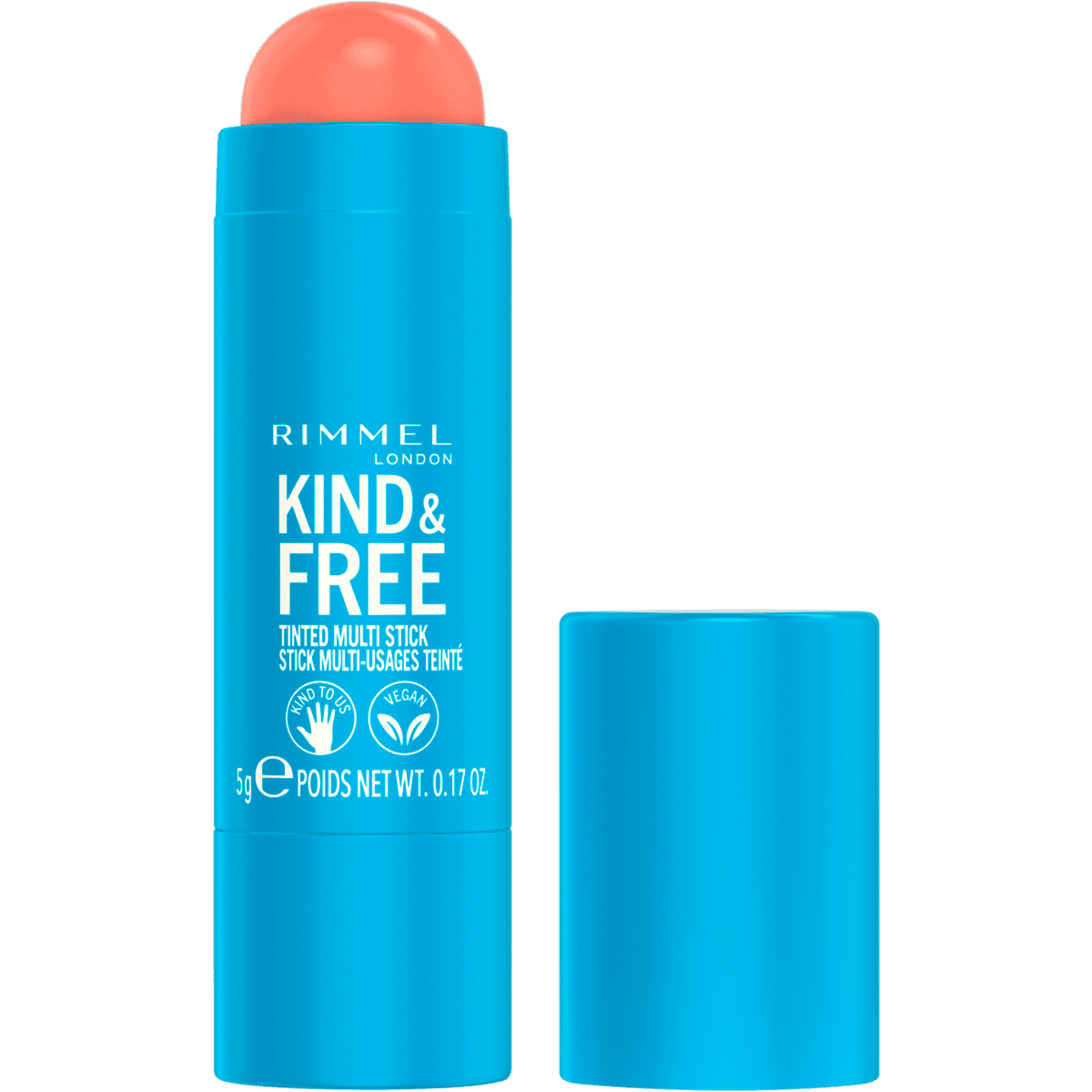 Rimmel Kind & Free Clean Multi-Stick 002 Peachy Cheeks
