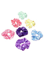 Tilly Satin Scrunchie Collection for Hair 7 Piece Set
