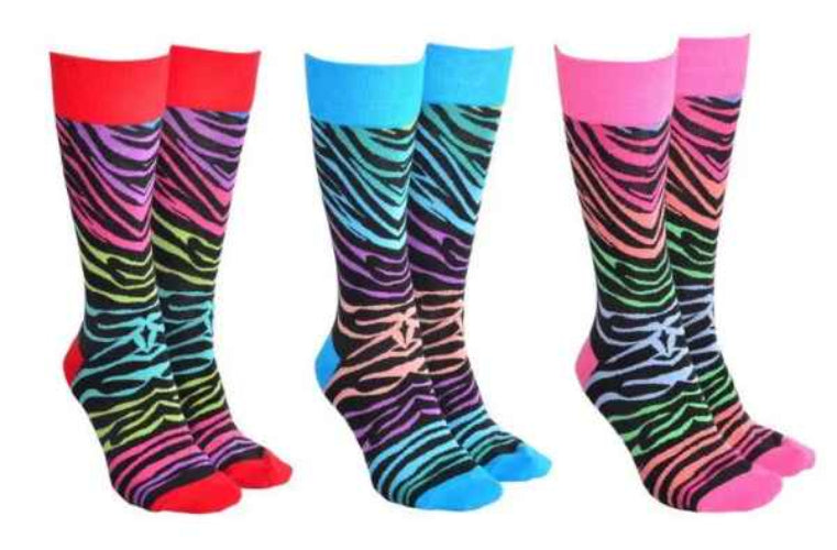 Sock Society Zany Zebras