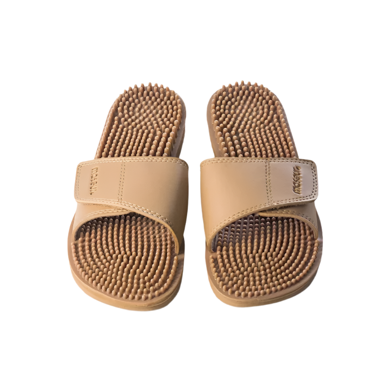 Maseur Invigorating Massage Sandal Beige Size 4