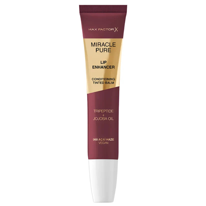 Max Factor Miracle Pure Lip Enhancer Conditioning Tinted Balm 060 Acai Haze 12ML