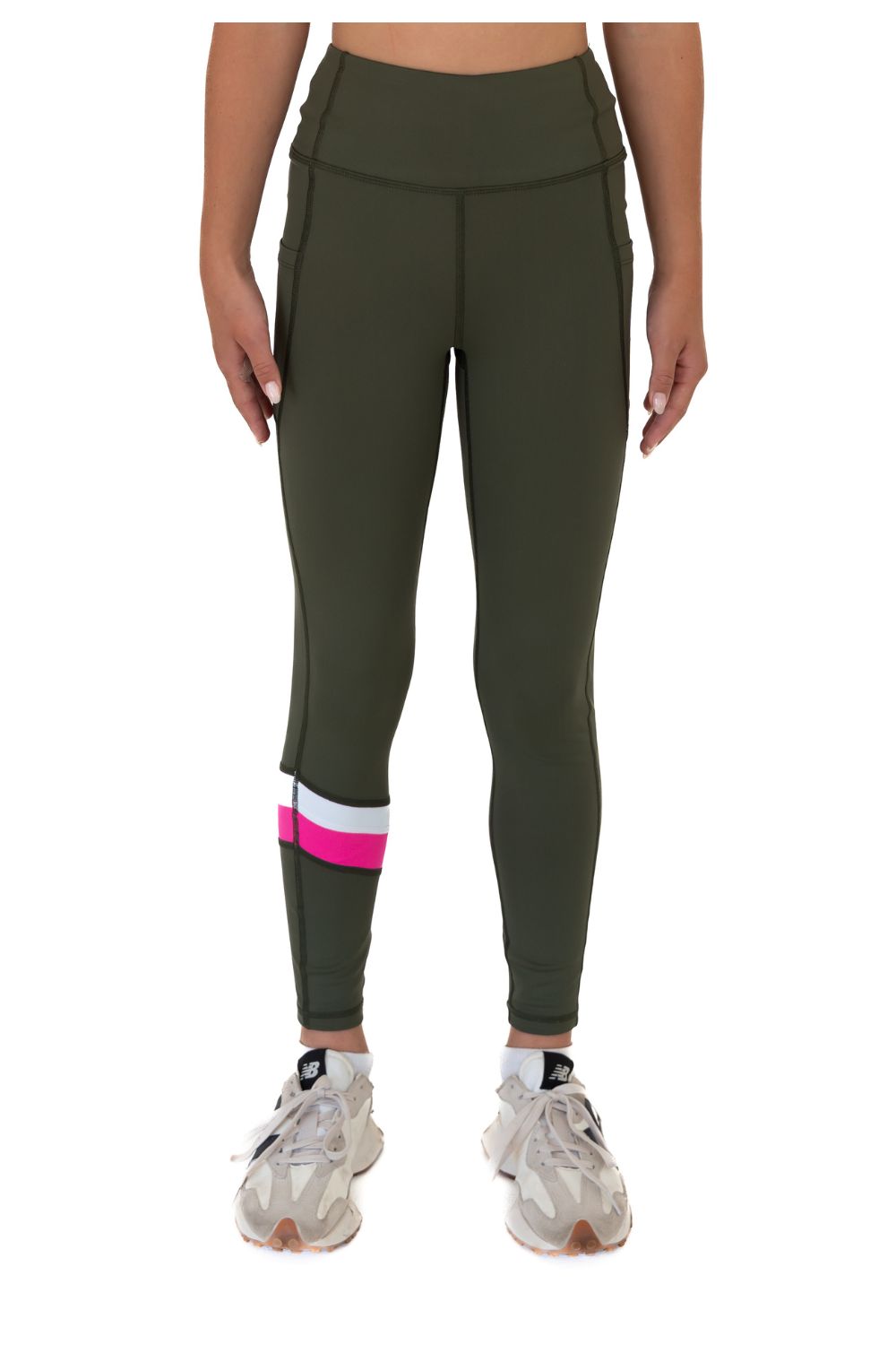 Urban Standard Splice It Up High Waisted Activewear Leggings For Women
