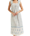 Retreat Myself Arbour Nightie Ruffle Strap Blue Medium