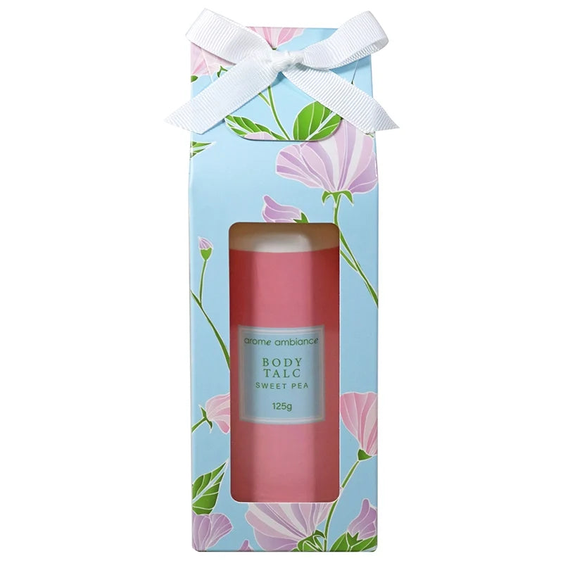 Australian Alternative Floral Glimmer Boxed Body Talc Sweet Pea 125g