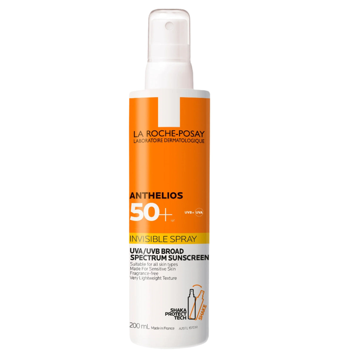 La Roche-Posay Anthelios Invisible Spray Sunscreen SPF50+ 200mL