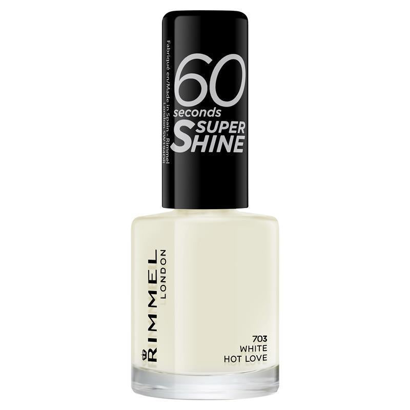 Rimmel 60 Seconds Super Shine in 703 White Hot Love
