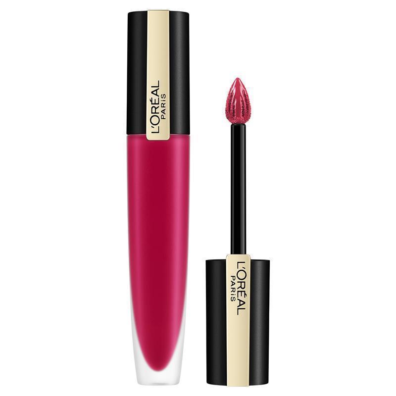 Loreal Rouge Signature Lipstick 114 Matte Liquid I Represent