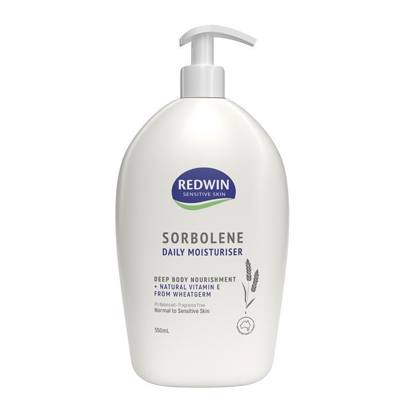 Redwin Sorbolene Moisturiser with Vitamin E 550ml