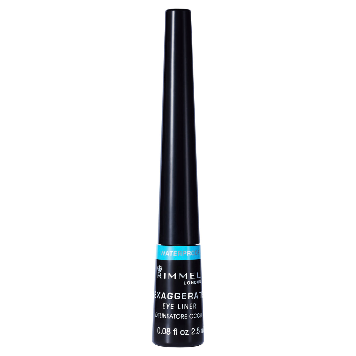 Rimmel London Exaggerate Waterproof Liquid Eyeliner – 003 Black