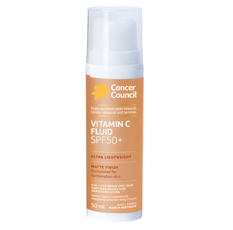 Cancer Council Vitamin C Fluid Spf50+ 50mL