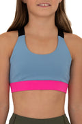 Urban Standard Block Out Crop Top High Impact Sports Wear