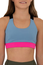 Urban Standard Block Out Crop Top High Impact Sports Wear
