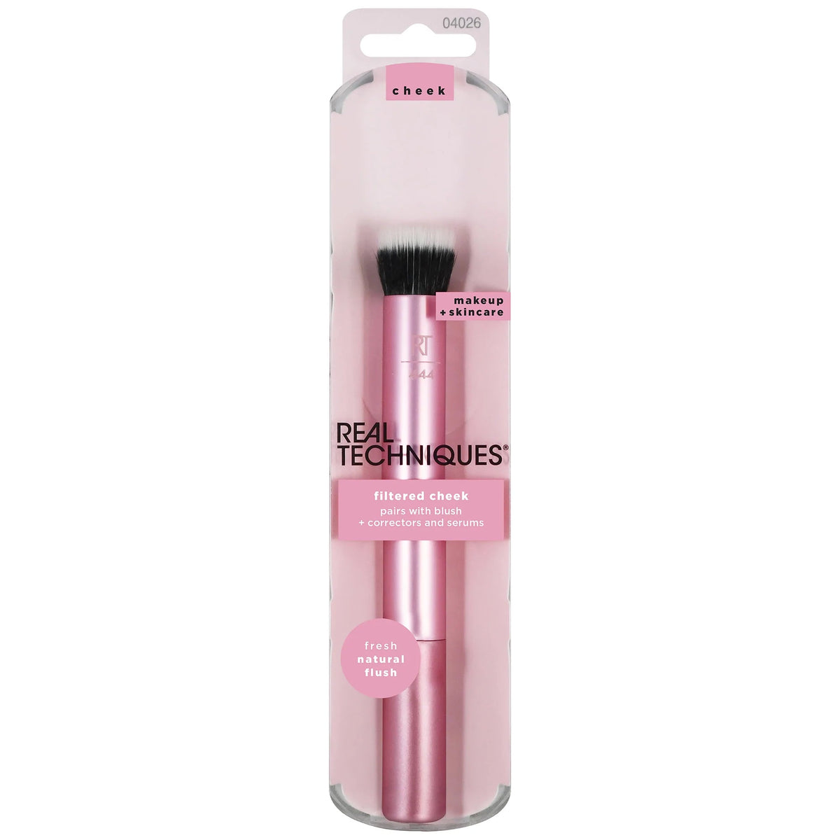 Real Techniques Filtered Cheek Makeup Brush 4026 for Blush Highlighter and Contour