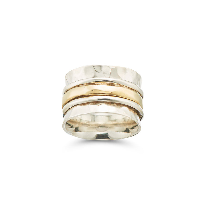 Palas Manifest Meditation Spinning Ring Size 9