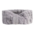 Wicked Sista Plush Spa Headband Grey