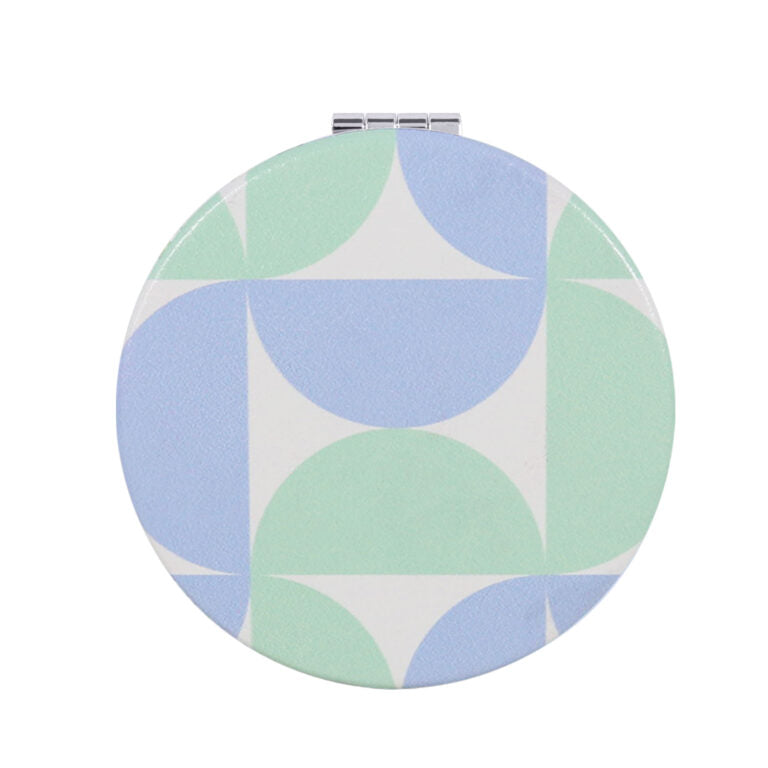 Wicked Sista Round Mirror with Demi Geo Design 40CM