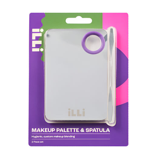 iLLi Makeup Palette & Spatula 2 Piece Set