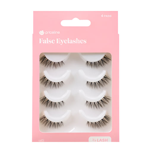 Priceline 3/4 Lash A101 4 Pairs