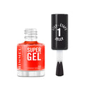 Rimmel London Super Gel Nail Polish Lacquer Orange Sorbet 018 12ML
