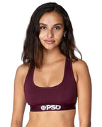 PSD Solids Sports Bra Burgundy