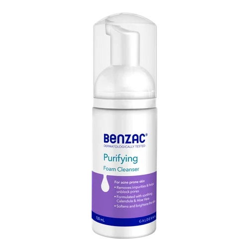 Benzac Daily Facial Foam Cleanser for Oily or Combination Skin 130ML