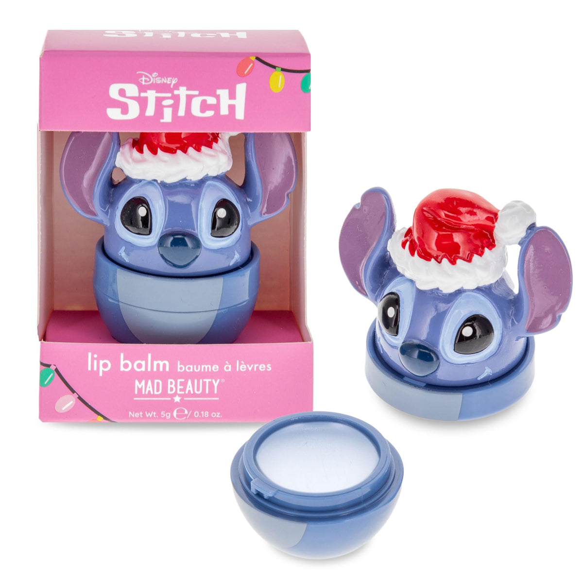 Mad Beauty Disney Stitchmas Blueberry Scented Lip Balm 4g