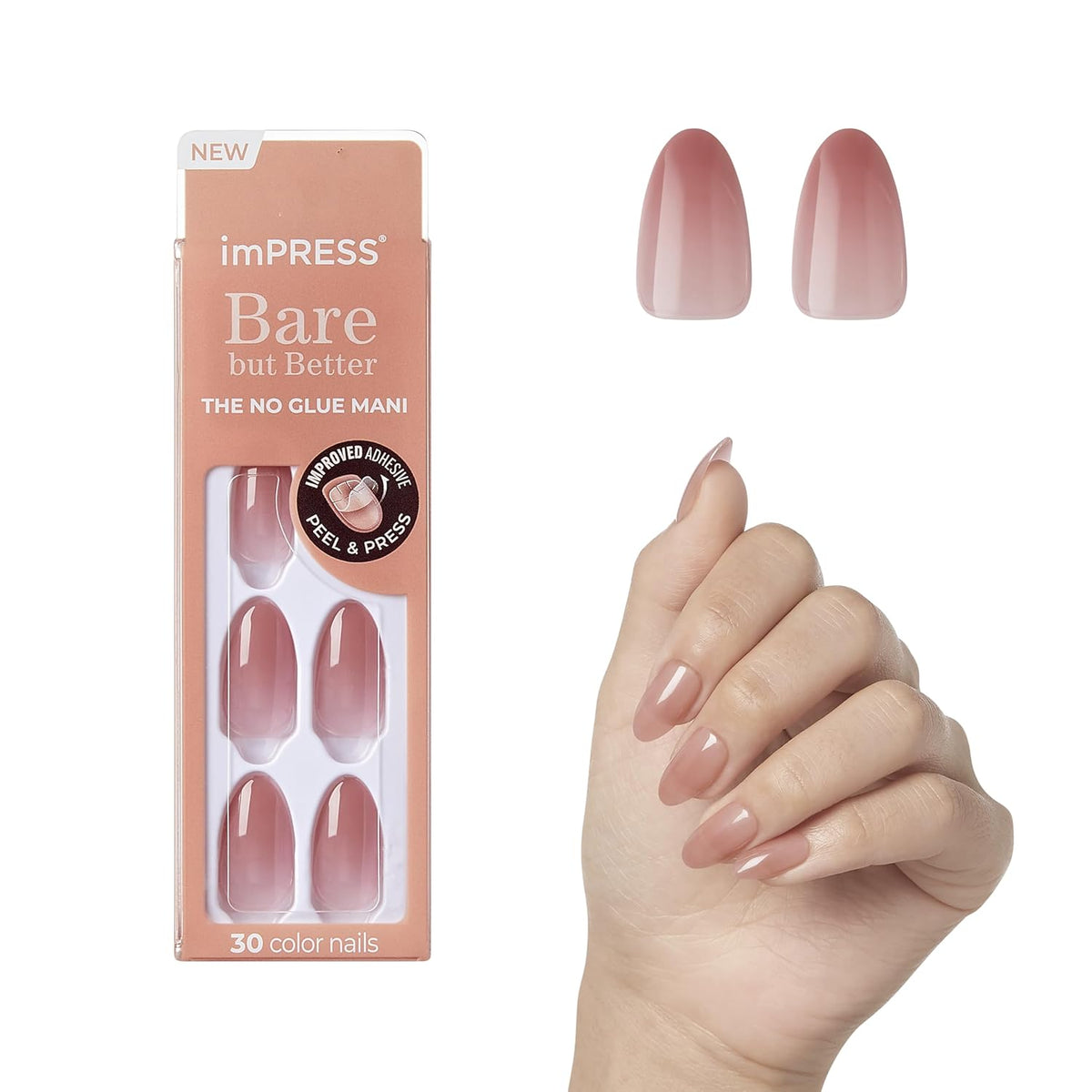 Kiss Impress Nails Bare but Better - Serenity
