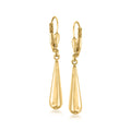 Ross Gold Plated Dangle Tear Drop Earrings
