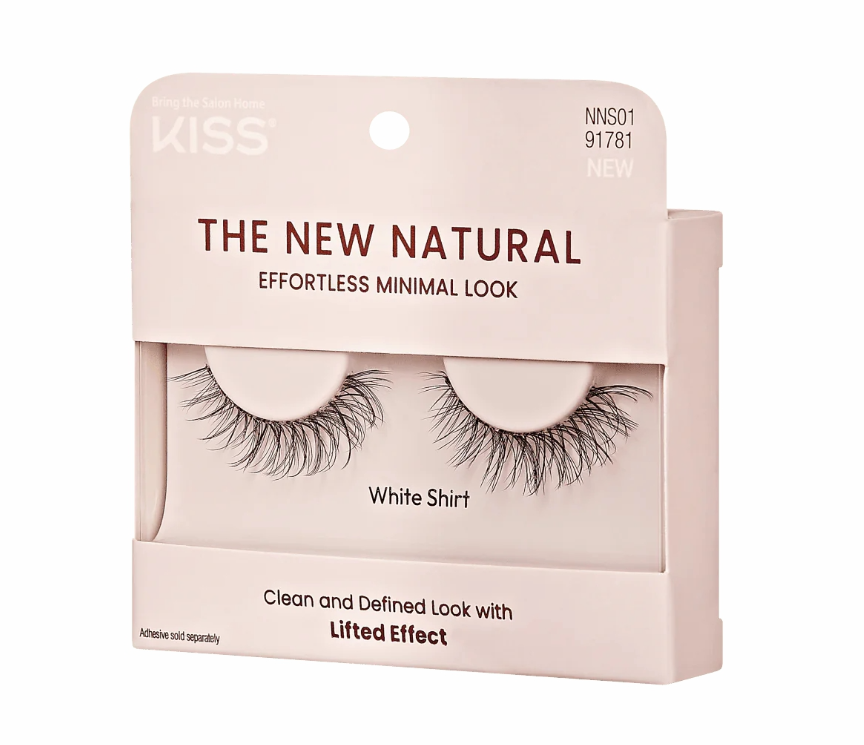 Kiss The New Natural Lash White Shirt