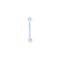 Ross Bj1156 Ptfe Eyebrow Barbell Body Piercing Jewellery 1.2MM
