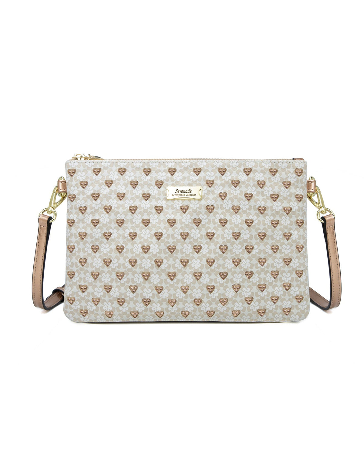 Serenade Leather Dylan Vegan Crossbody Bag CP17 1010 BEI