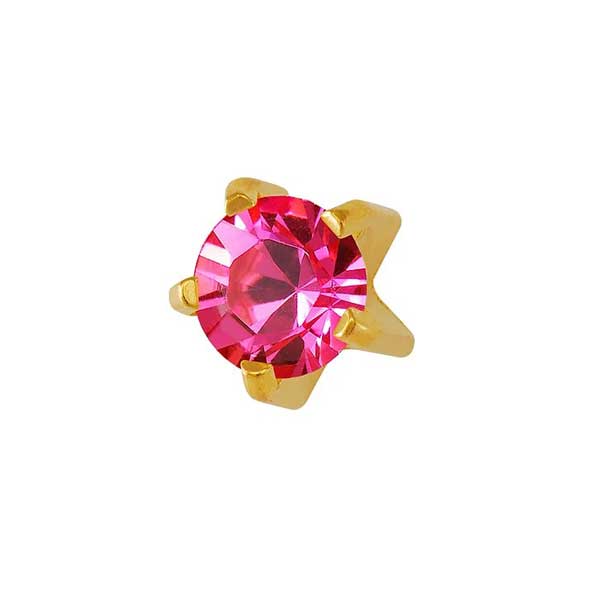 Rossan October Gold Clawset Pink Zircon Fd2049C