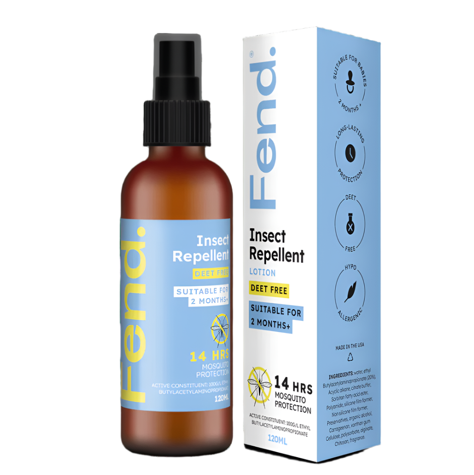 Fend DEET-free Insect Repellent Lotion Pump 120mL