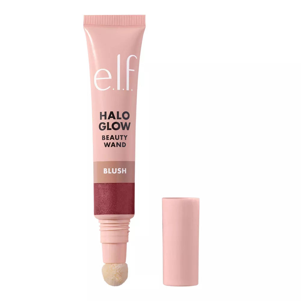 e.l.f. Halo Glow Blush Beauty Wand Berry Radiant Liquid Blush with Squalane10mL