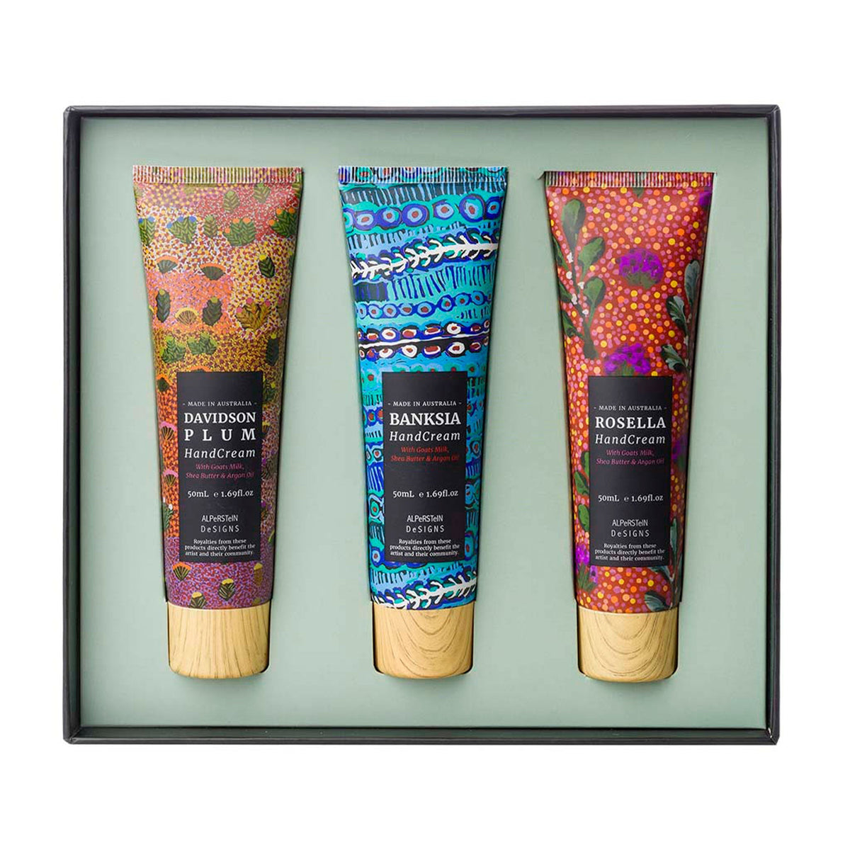 Hand Cream Trio Davidson Plum, Banksia and Rosella