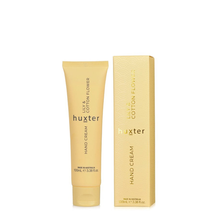 Huxter Hand Cream 100mL Lily & Cotton Flower