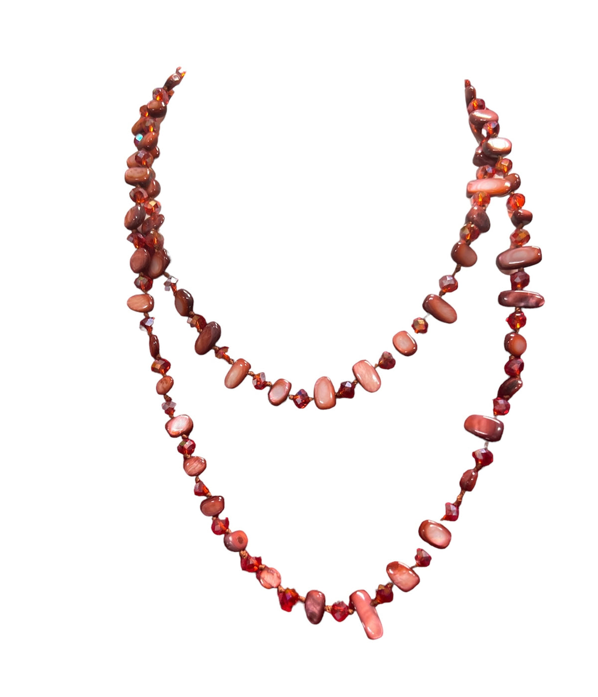 Ivys Long Beaded Necklace N1175