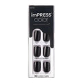 Kiss Impress Color Press-on Manicure Nails - All Black