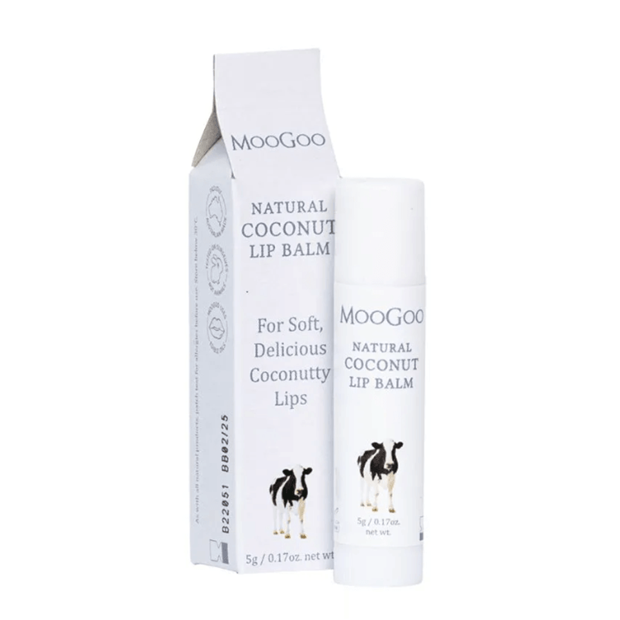 MooGoo Edible Lip Balm Natural Coconut 5g
