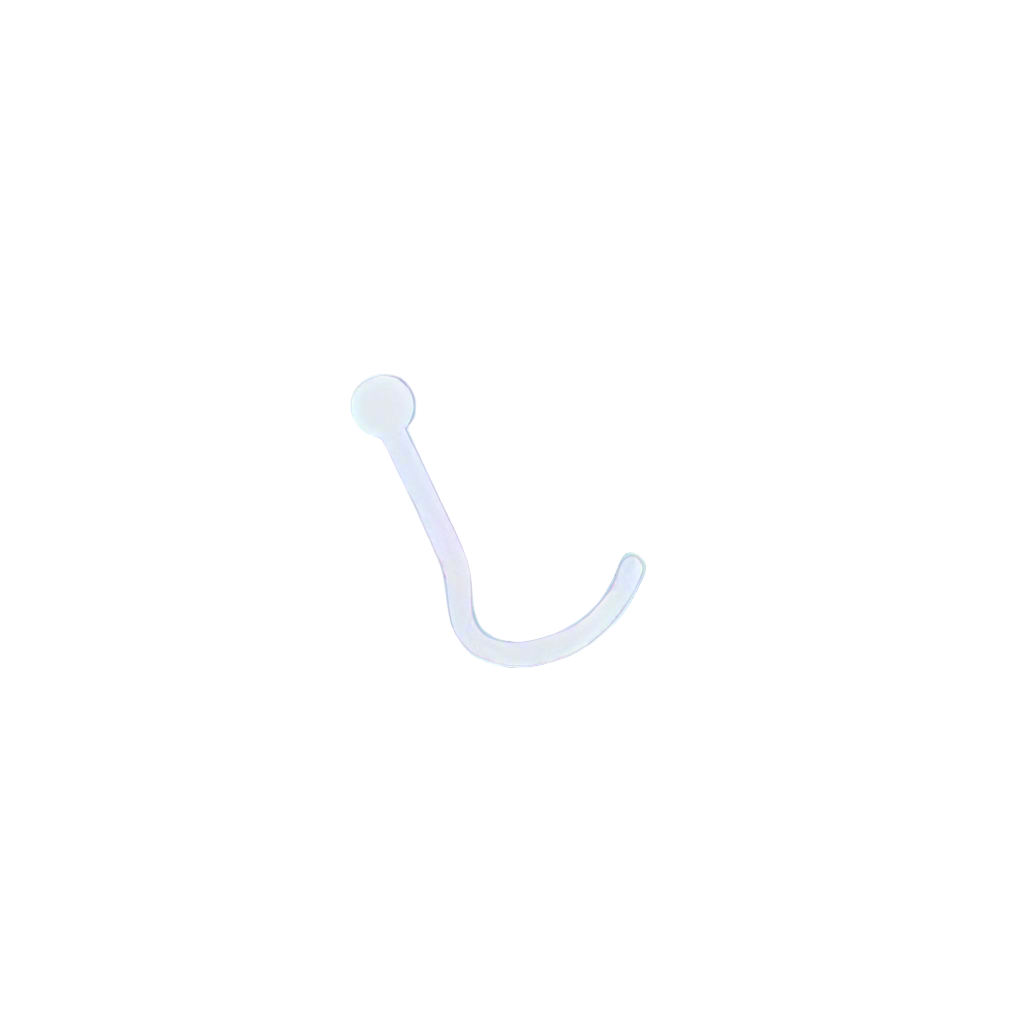 Rossan Acrylic Nose Retainer Twist Post Ns4045
