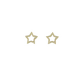 Crystal Open Star Stud