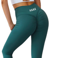 P.O.S.E Vitality Green Scrunch Gym Leggings