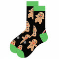 Sock Society Gingerbread Man Novelty Crew Socks