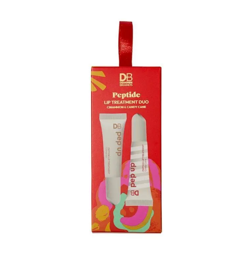 Designer Brands Cosmetics Peptide Lip Treatment Duo Cinnamon And Candy Cane