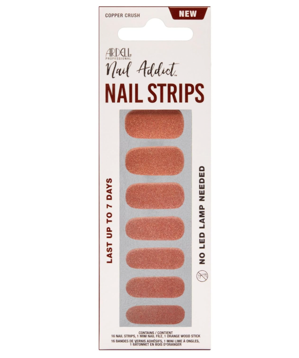 Ardell Nail Addict Strips Copper Crush