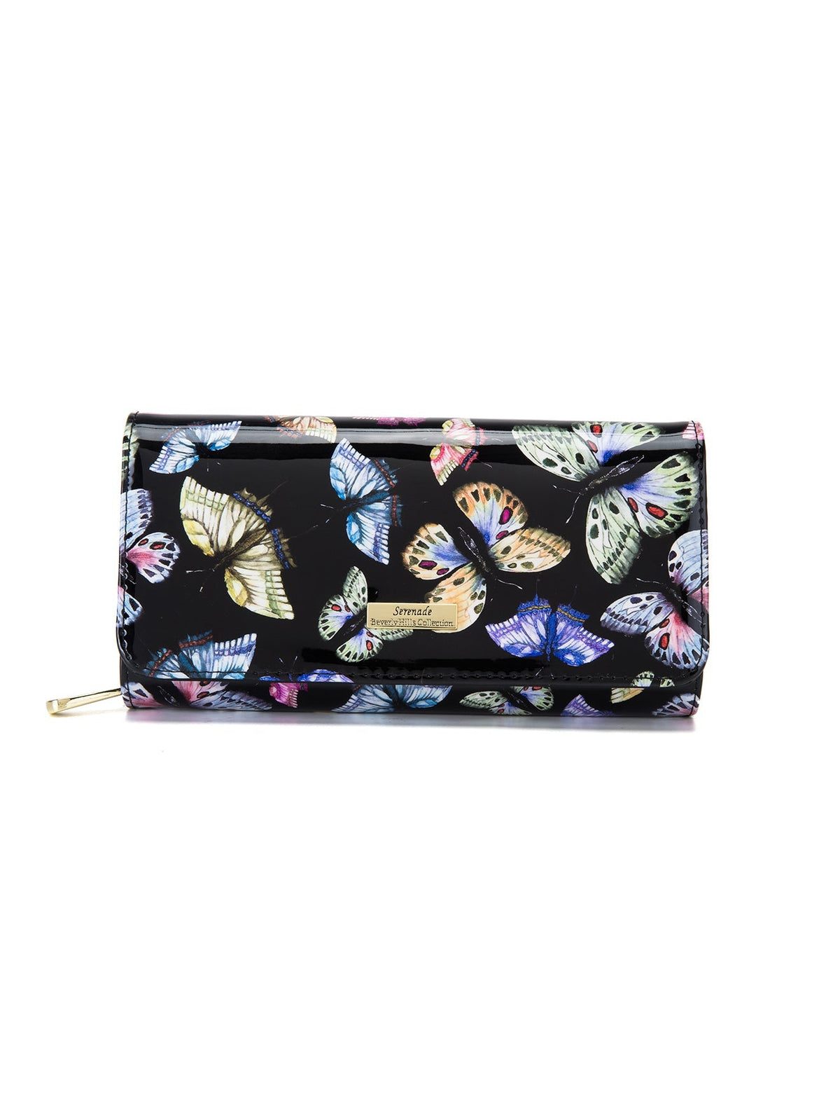 Serenade Leather Imperia Large Patent Leather Wallet with RFID WSF2901