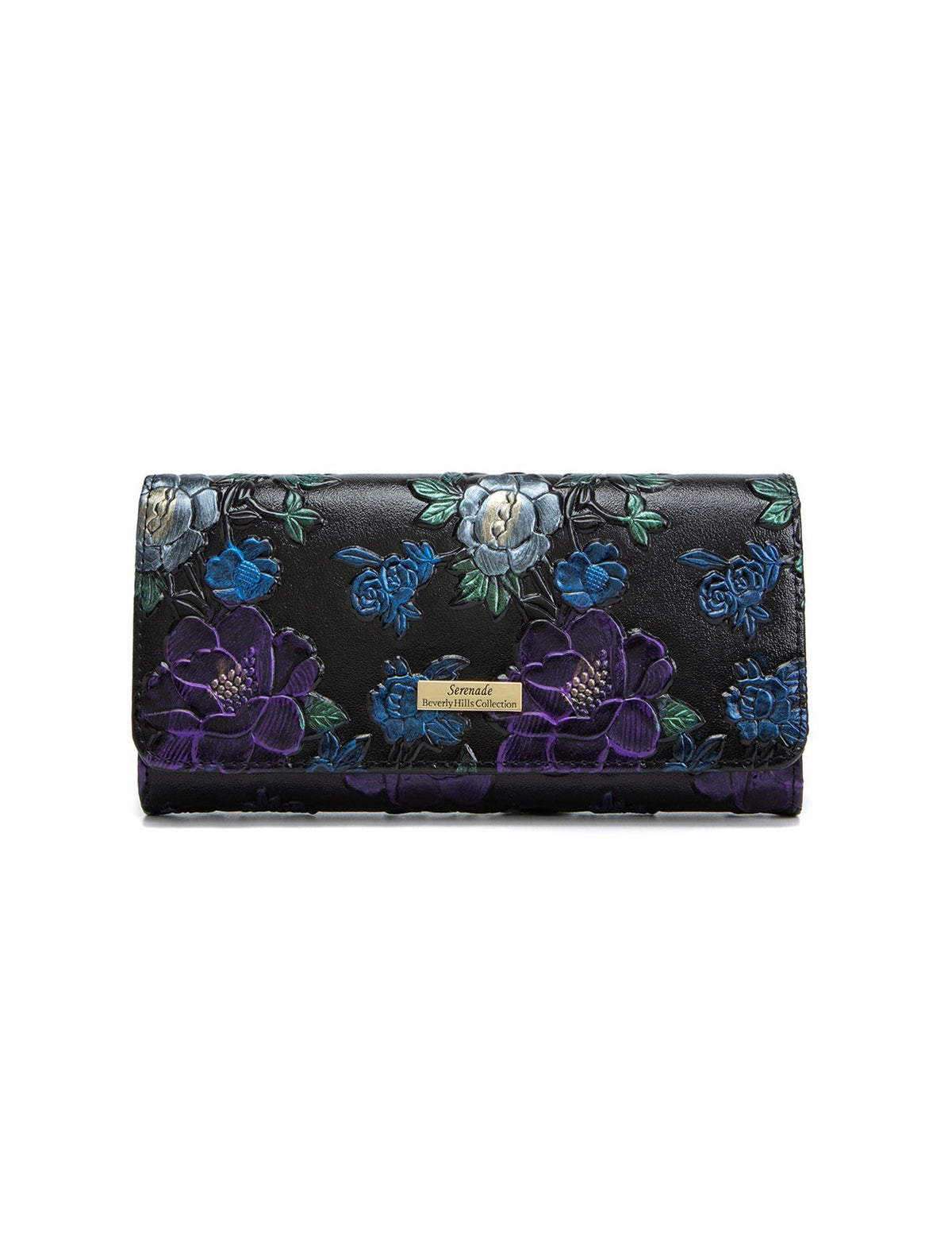 Serenade Leather Vincent Lge RFID Hand-Painted Leather Wallet WSN9801