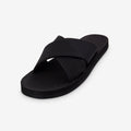 Indosole Women Cross Sandal Black Size 8 to 9